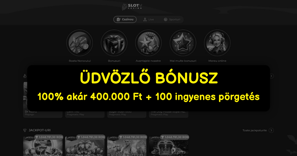 SlotV Casino - Online Nyerőgépek & Mobil Bónuszok