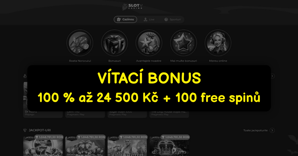SlotV Casino - Nejlepší online automaty a bonusy