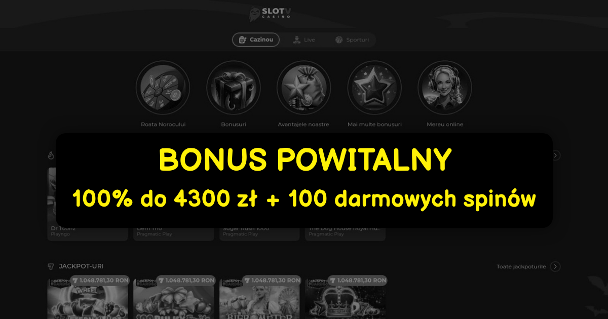 SlotV Casino - Top sloty online i bonusy mobilne